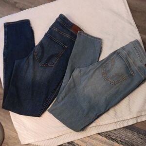Hollister Blue Skinny Jeans Classic Denim